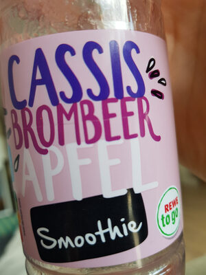 Cassis Brombeer Apfel Smoothie front packaging