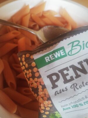 Penne aus Roten Linsen
