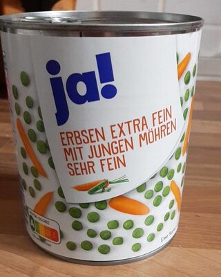 Erbsen mit Möhren, gr  Dose