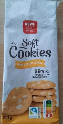 Soft Cookies White Choc Lemon