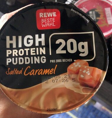 High Protein Pudding Salted Caramel