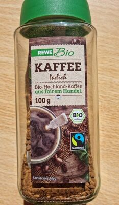 Kaffee löslich front packaging