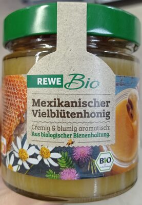 Bio Vielblütenhonig front packaging