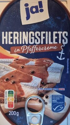 Heringsfilets in Pfeffercreme
