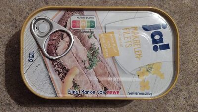 Makrelen filets front packaging