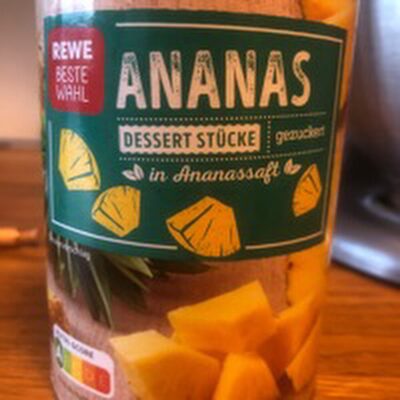 Ananas Desertstücke