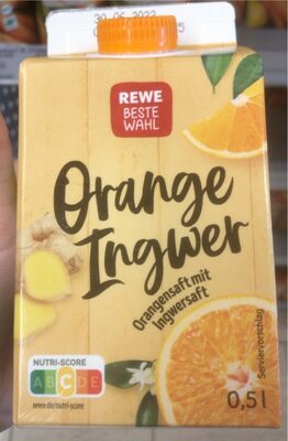 Orange Ingwer front packaging