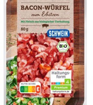Fleisch - Bacon Würfel