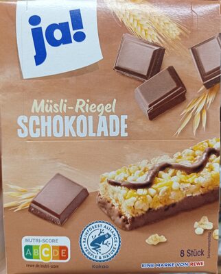 Müsli-Riegel Schokolade