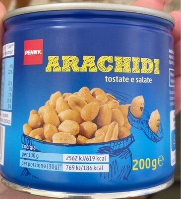 Arachidi tostate e salate