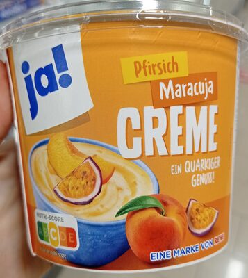 Pfirsich Maracuja Creme