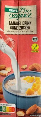 Mandel Drink ohne Zucker