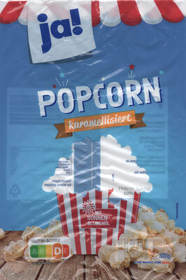 Popcorn karamellisiert