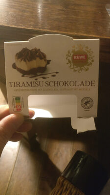 Tiramisu Schokolade front packaging