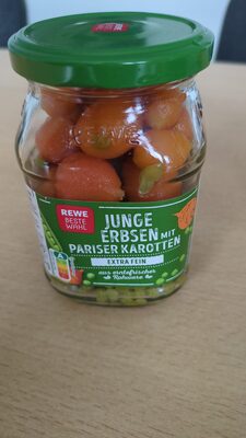 Junge Erbsen mit Pariser Karotten