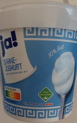 Sahne-Joghurt nach griechischer Art