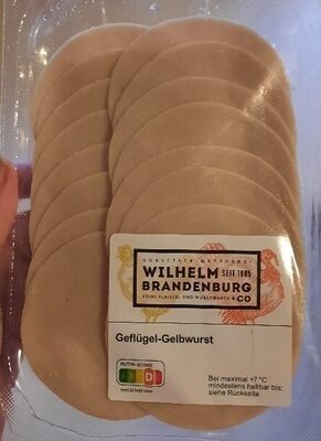 Geflügel Gelbwurst