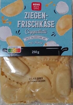 Ziegenfrischkäse Cappelletti - mit Honig