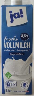 Vollmilch, 3,5% Fett
