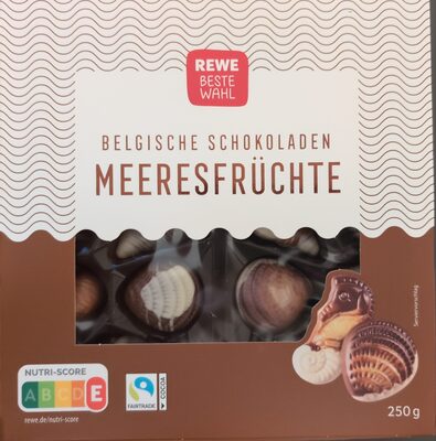 Belgische Schokoladen Meeresfrüchte