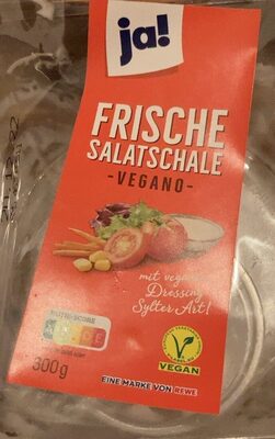 Frische Salatschale vegano