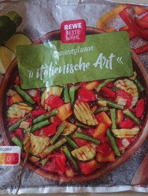 Gemüsepfanne italienische Art front packaging