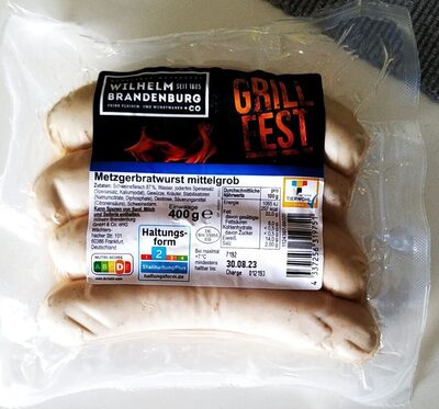 Metzgerbratwurst mittelgrob