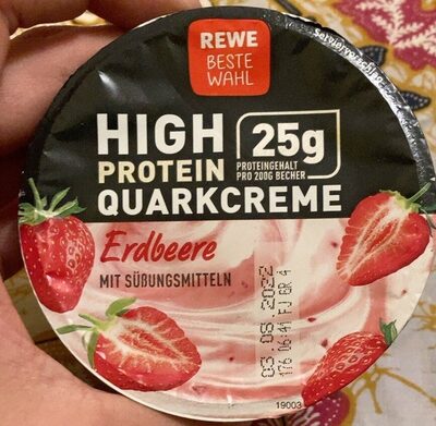High Protein Quarkcreme Erdbeere