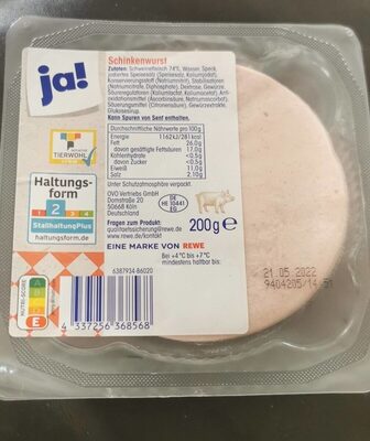 Delikatess Schinkenwurst
