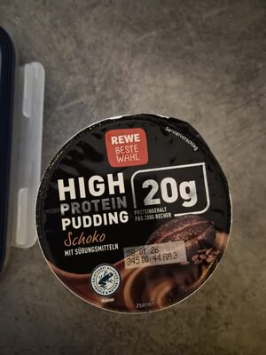 High Protein Pudding Schoko