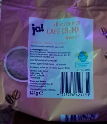 Kaffee Pads klassisch