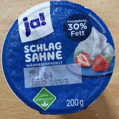 Schlagsahne 30 %