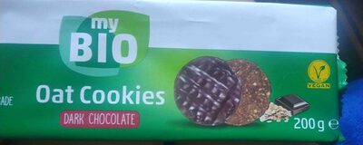 Oat cookies dark chockolate