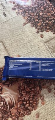 WAFER BAR CREAM nutrition facts table