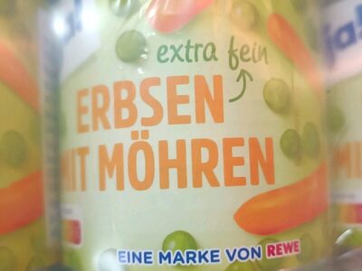 Erbsen Möhren kleine Dose
