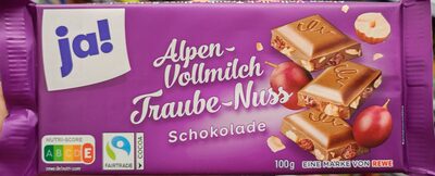 Traube-Nuss-Schokolade