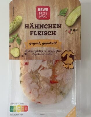 Hähnchenfleisch in Rindergelatine