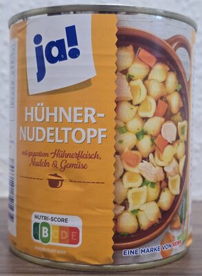 HÜHNER-NUDELTOPF mit gegartem Hühnerfleisch