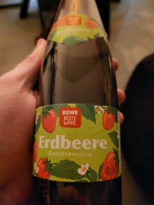 Erdbeere Getränkesirup