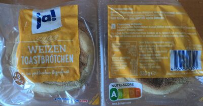 Weizen Toastbrötchen