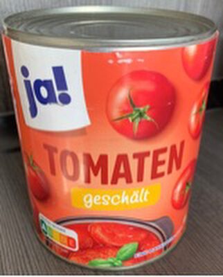 Tomaten geschält front packaging