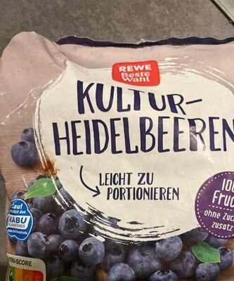 gefrorene Blaubeeren