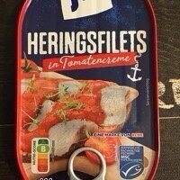 Heringsfilet in Tomatencreme