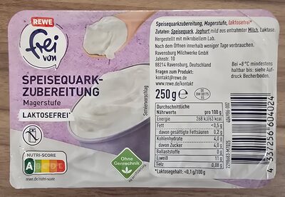 Speisequark Magerstufe