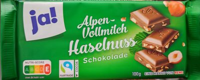 Alpen-Vollmilch Haselnuss Schokolade