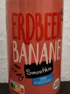Erdbeer Banane Smoothie front packaging