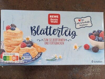 Blätterteig tiefgefroren