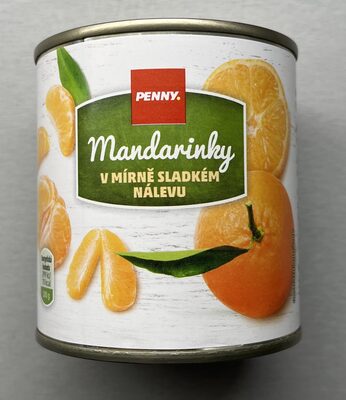 Mandarinky v mírně sladkém nálevu