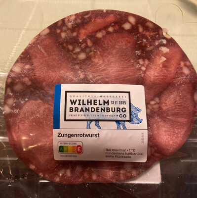 Zungenrotwurst