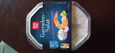 Garnelensalat in Knoblauchsoße